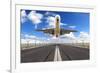 Big Jet Plane Taking off Runway-Jag_cz-Framed Photographic Print