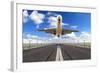 Big Jet Plane Taking off Runway-Jag_cz-Framed Photographic Print