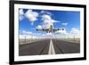 Big Jet Plane Taking off Runway-Jag_cz-Framed Photographic Print