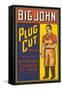 Big John Plug Cut Tobacco Advertisement-null-Framed Stretched Canvas