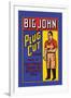 Big John Plug Cut Tobacco-null-Framed Art Print
