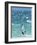 Big Jump Windsurfing in High Levante Winds in the Strait of Gibraltar, Valdevaqueros, Tarifa, Andal-Giles Bracher-Framed Photographic Print