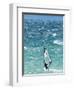 Big Jump Windsurfing in High Levante Winds in the Strait of Gibraltar, Valdevaqueros, Tarifa, Andal-Giles Bracher-Framed Photographic Print