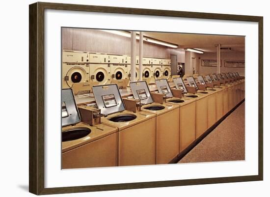 Big Laundromat-null-Framed Art Print