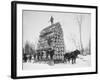 Big Load of Logs on a Horse Drawn Sled in Michigan, Ca. 1899-null-Framed Photo