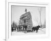 Big Load of Logs on a Horse Drawn Sled in Michigan, Ca. 1899-null-Framed Photo