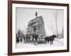 Big Load of Logs on a Horse Drawn Sled in Michigan, Ca. 1899-null-Framed Photo