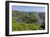 Big Loop of Saar River near Orscholz, Mettlach, Saarland, Germany, Europe-Hans-Peter Merten-Framed Photographic Print