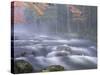 Big Moose River Rapids in Fall, Adirondacks, New York, USA-Nancy Rotenberg-Stretched Canvas