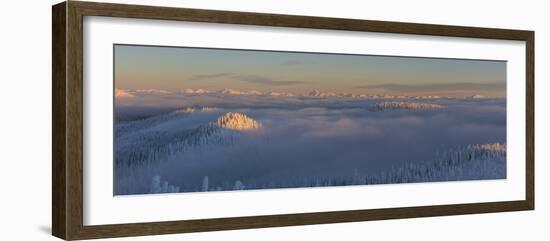 Big Mountain at Whitefish Mountain Resort in Whitefish, Montana-Chuck Haney-Framed Photographic Print