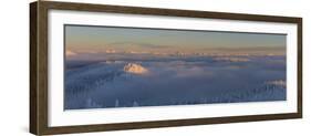 Big Mountain at Whitefish Mountain Resort in Whitefish, Montana-Chuck Haney-Framed Photographic Print