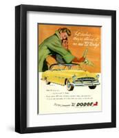 Big New Dependable 52 Dodge-null-Framed Art Print