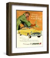 Big New Dependable 52 Dodge-null-Framed Art Print