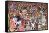 Big Party 600-Wendy Edelson-Framed Stretched Canvas