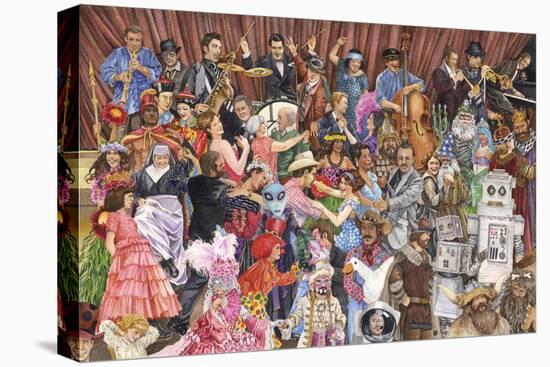 Big Party 600-Wendy Edelson-Stretched Canvas