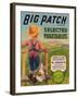 Big Patch Vegetable Label - Watsonville, CA-Lantern Press-Framed Art Print