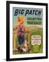 Big Patch Vegetable Label - Watsonville, CA-Lantern Press-Framed Art Print