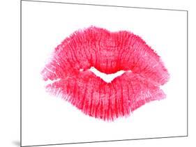 Big Pink Lipstick Kiss-null-Mounted Premium Giclee Print