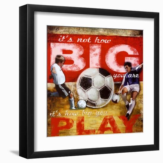 Big Play: Soccer-Robert Downs-Framed Art Print