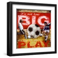 Big Play: Soccer-Robert Downs-Framed Art Print