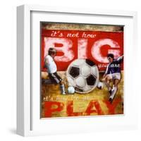 Big Play: Soccer-Robert Downs-Framed Art Print