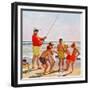 "Big Pole Little Fish", September 1, 1956-Richard Sargent-Framed Giclee Print