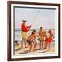 "Big Pole Little Fish", September 1, 1956-Richard Sargent-Framed Giclee Print