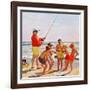 "Big Pole Little Fish", September 1, 1956-Richard Sargent-Framed Giclee Print