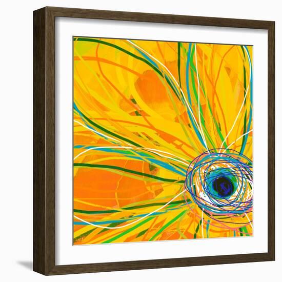 Big Pop Floral I-Ricki Mountain-Framed Art Print