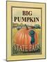 Big Pumpkin-Catherine Jones-Mounted Art Print