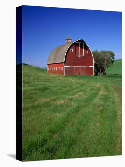 Big Red Barn-Darrell Gulin-Stretched Canvas