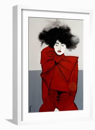 Big Red Bow, 2016-Susan Adams-Framed Giclee Print
