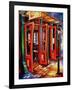 Big Red Doors In The French Quarter-Diane Millsap-Framed Art Print