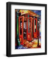 Big Red Doors In The French Quarter-Diane Millsap-Framed Art Print