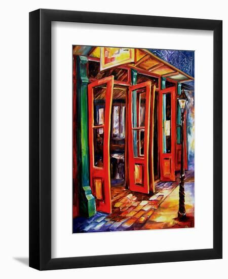 Big Red Doors In The French Quarter-Diane Millsap-Framed Art Print