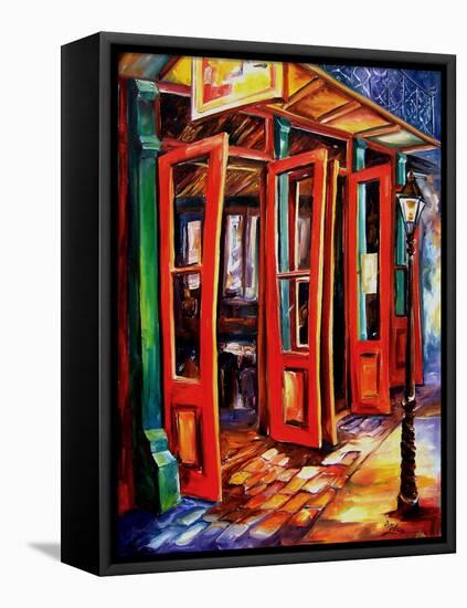 Big Red Doors In The French Quarter-Diane Millsap-Framed Stretched Canvas