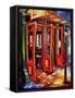 Big Red Doors In The French Quarter-Diane Millsap-Framed Stretched Canvas