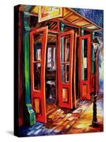 Big Red Doors In The French Quarter-Diane Millsap-Stretched Canvas