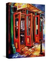 Big Red Doors In The French Quarter-Diane Millsap-Stretched Canvas