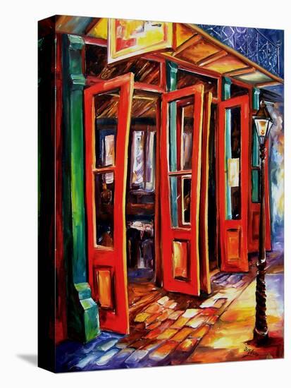 Big Red Doors In The French Quarter-Diane Millsap-Stretched Canvas