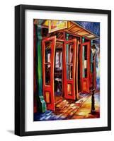 Big Red Doors In The French Quarter-Diane Millsap-Framed Art Print