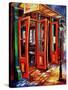 Big Red Doors In The French Quarter-Diane Millsap-Stretched Canvas