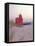 Big Red Holland Lighthouse, Holland, Ottowa County, Michigan, USA-Brent Bergherm-Framed Stretched Canvas