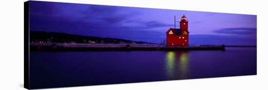 Big Red Lighthouse, Holland, Michigan, USA-null-Stretched Canvas