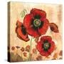 Big Red Poppies I-Gregory Gorham-Stretched Canvas