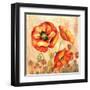 Big Red Poppies II-Gregory Gorham-Framed Art Print