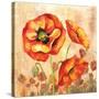 Big Red Poppies II-Gregory Gorham-Stretched Canvas