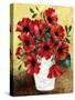 Big Red Poppies-Cheryl Bartley-Stretched Canvas