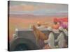 Big Red Turban-Lincoln Seligman-Stretched Canvas