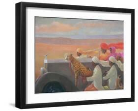 Big Red Turban-Lincoln Seligman-Framed Giclee Print